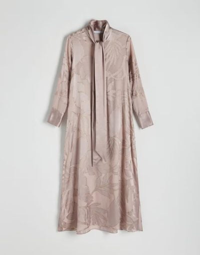 Maxi jurk mauve