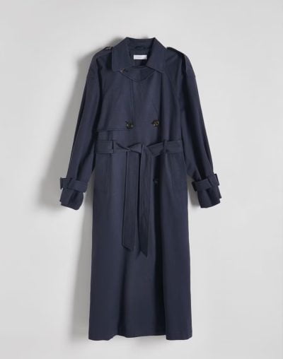 Trenchcoat-blauw