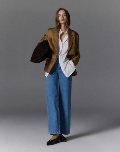 Wijde-jeans-model