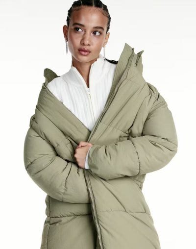 pufferjas- groen