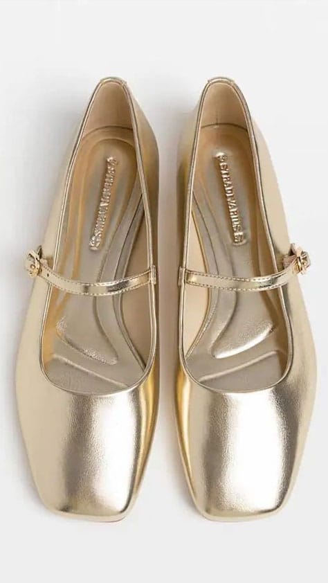 gold flats