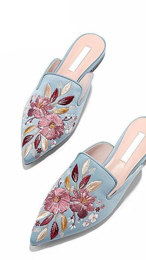 floral flats
